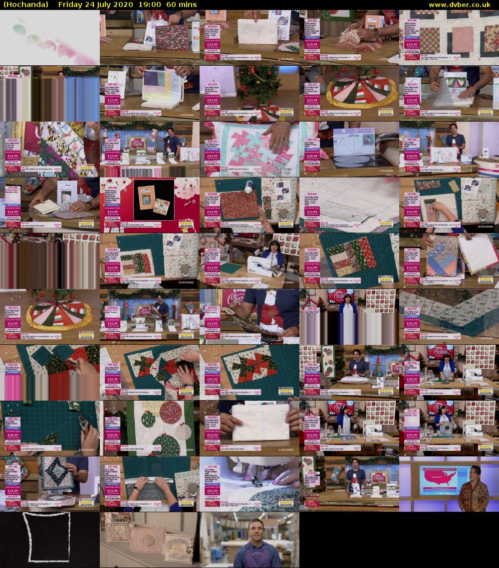 Hochanda (Hochanda) Friday 24 July 2020 19:00 - 20:00