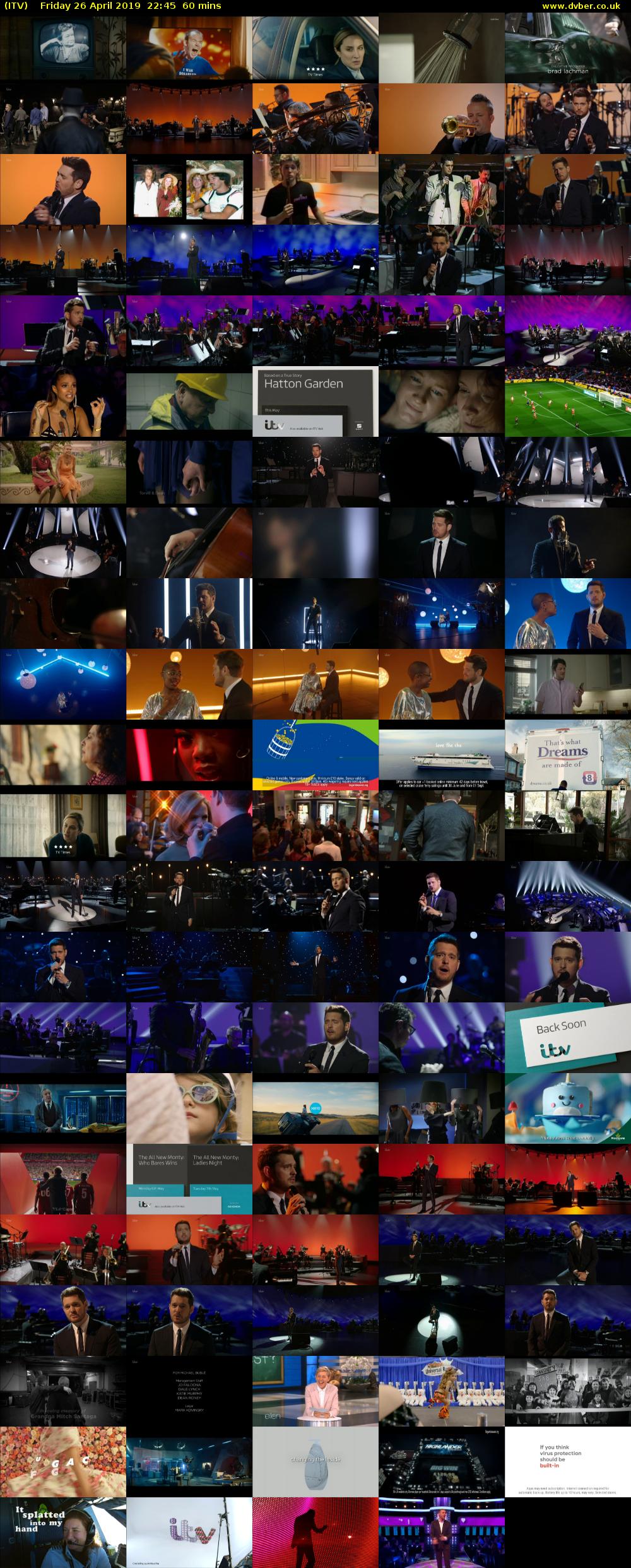 ITV (ITV) Friday 26 April 2019 22:45 - 23:45