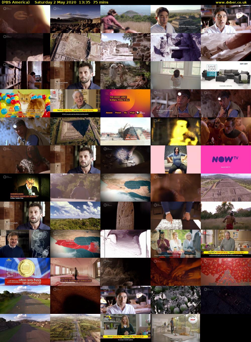 PBS America (PBS America) Saturday 2 May 2020 13:35 - 14:50