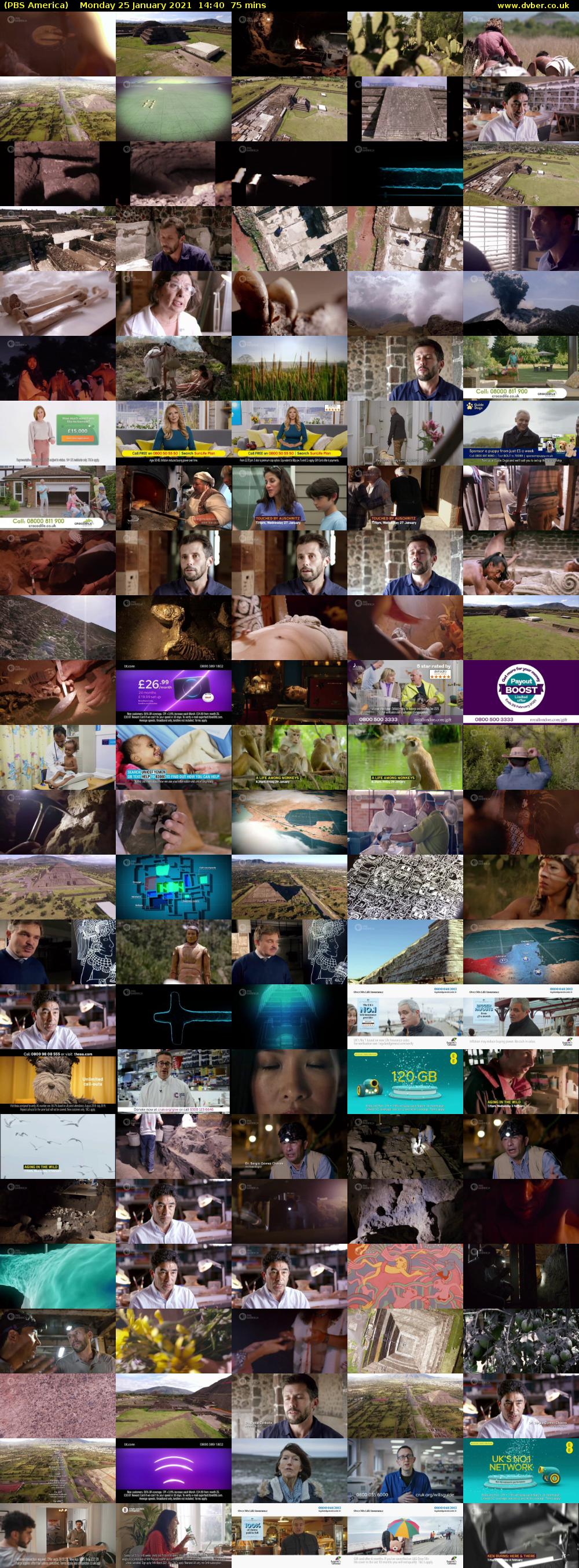 PBS America (PBS America) Monday 25 January 2021 14:40 - 15:55