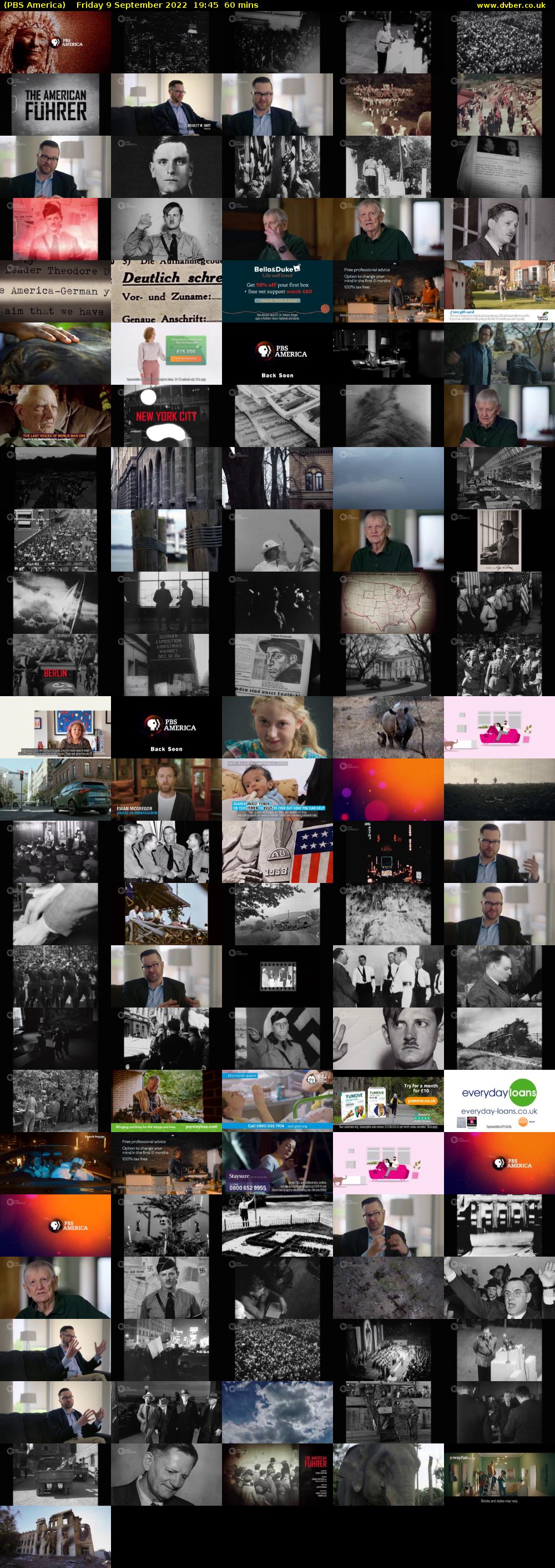 PBS America (PBS America) Friday 9 September 2022 19:45 - 20:45