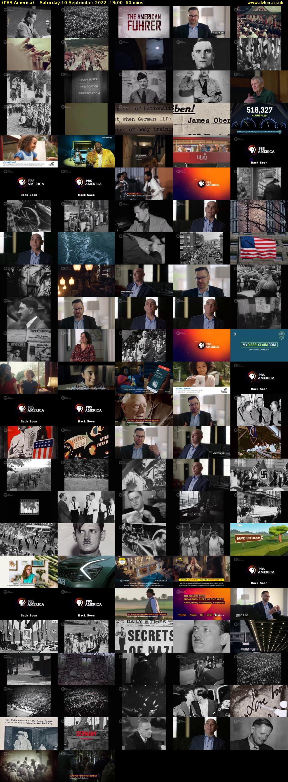 PBS America (PBS America) Saturday 10 September 2022 13:00 - 14:00