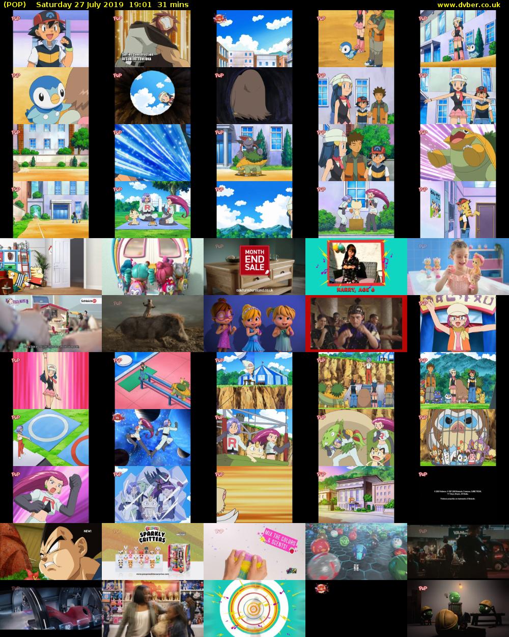 POP (POP) Saturday 27 July 2019 19:01 - 19:32