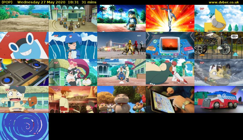 POP (POP) Wednesday 27 May 2020 18:31 - 19:02