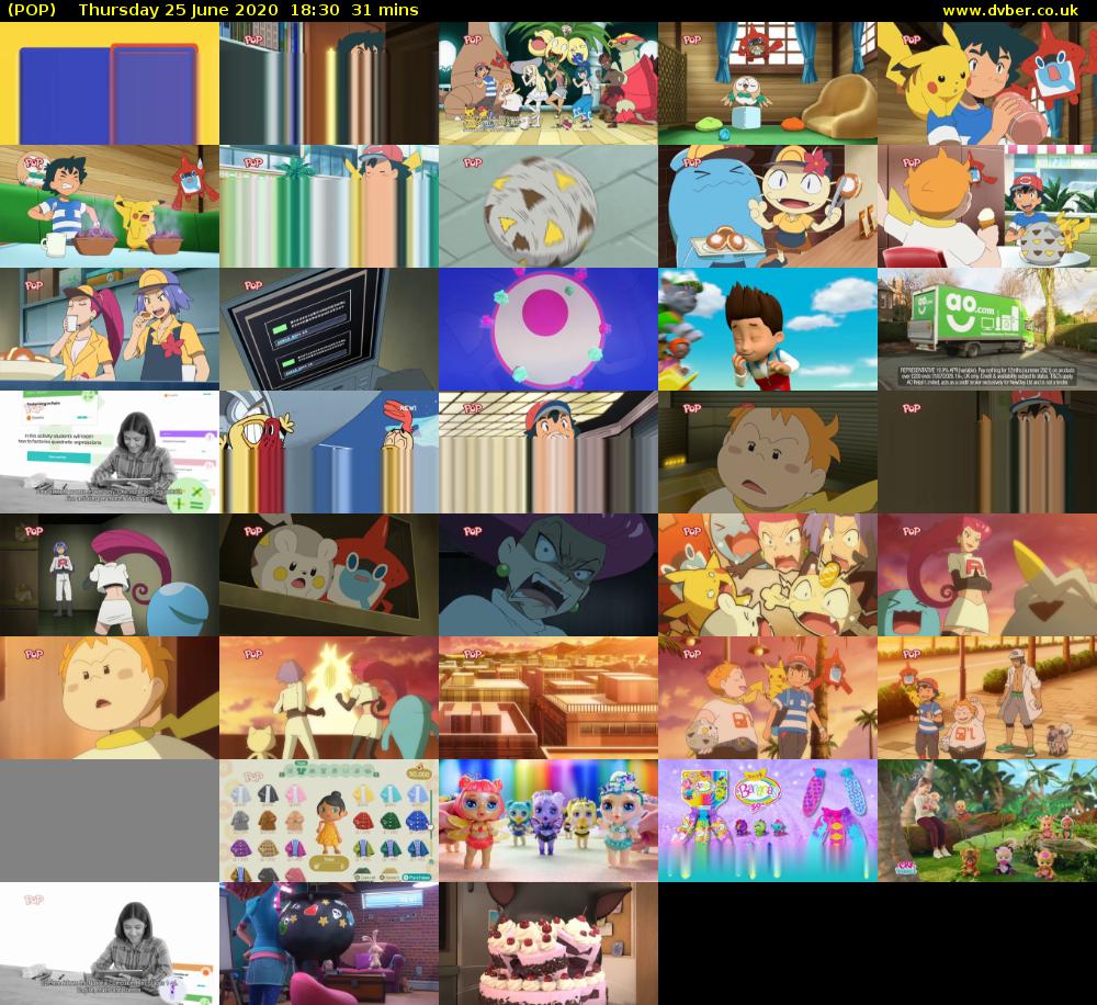 POP (POP) Thursday 25 June 2020 18:30 - 19:01