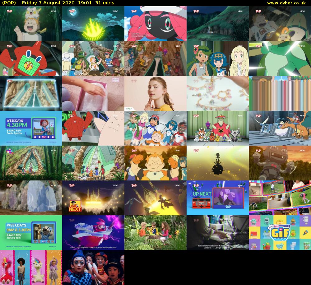 POP (POP) Friday 7 August 2020 19:01 - 19:32