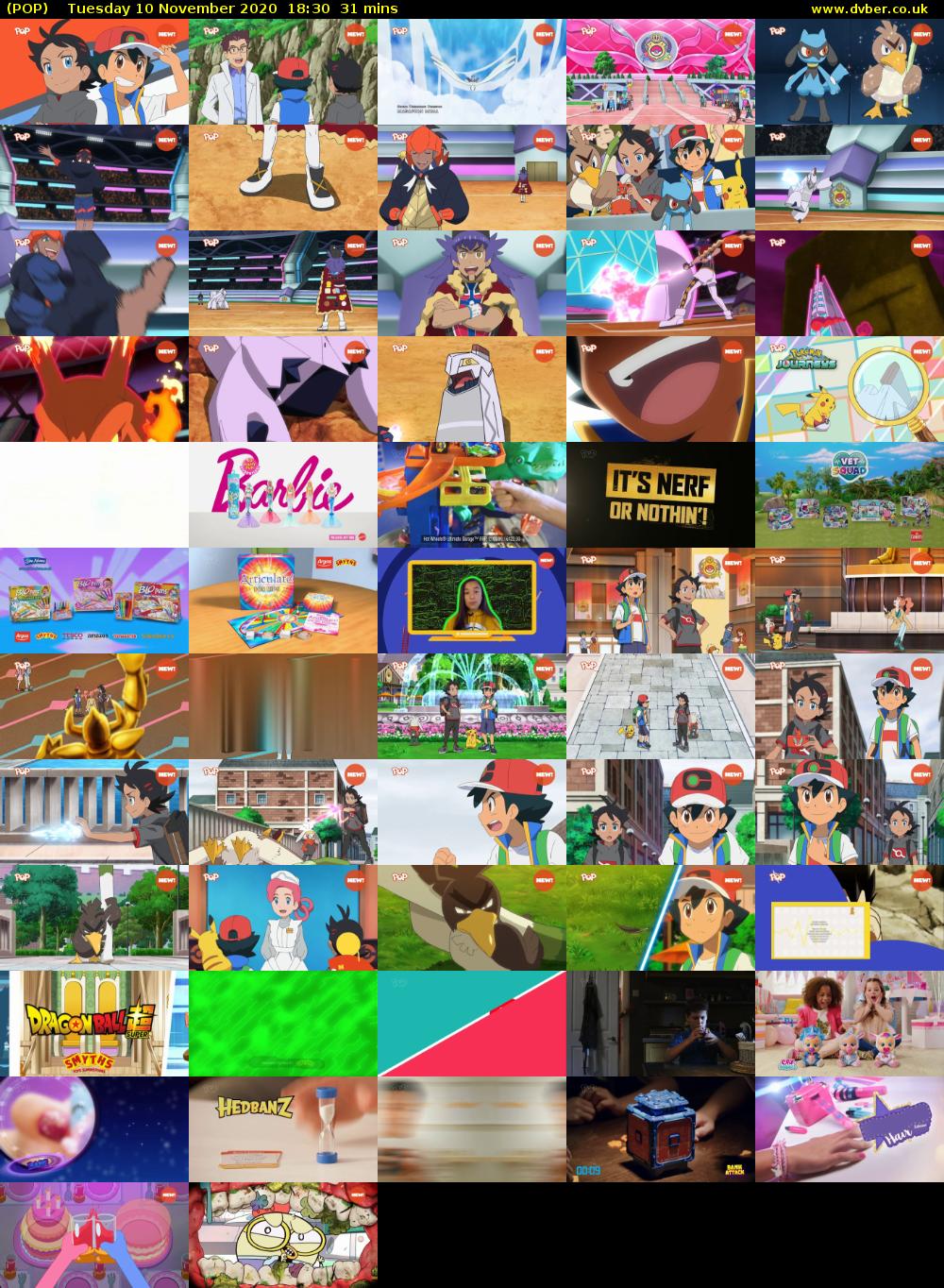 POP (POP) Tuesday 10 November 2020 18:30 - 19:01