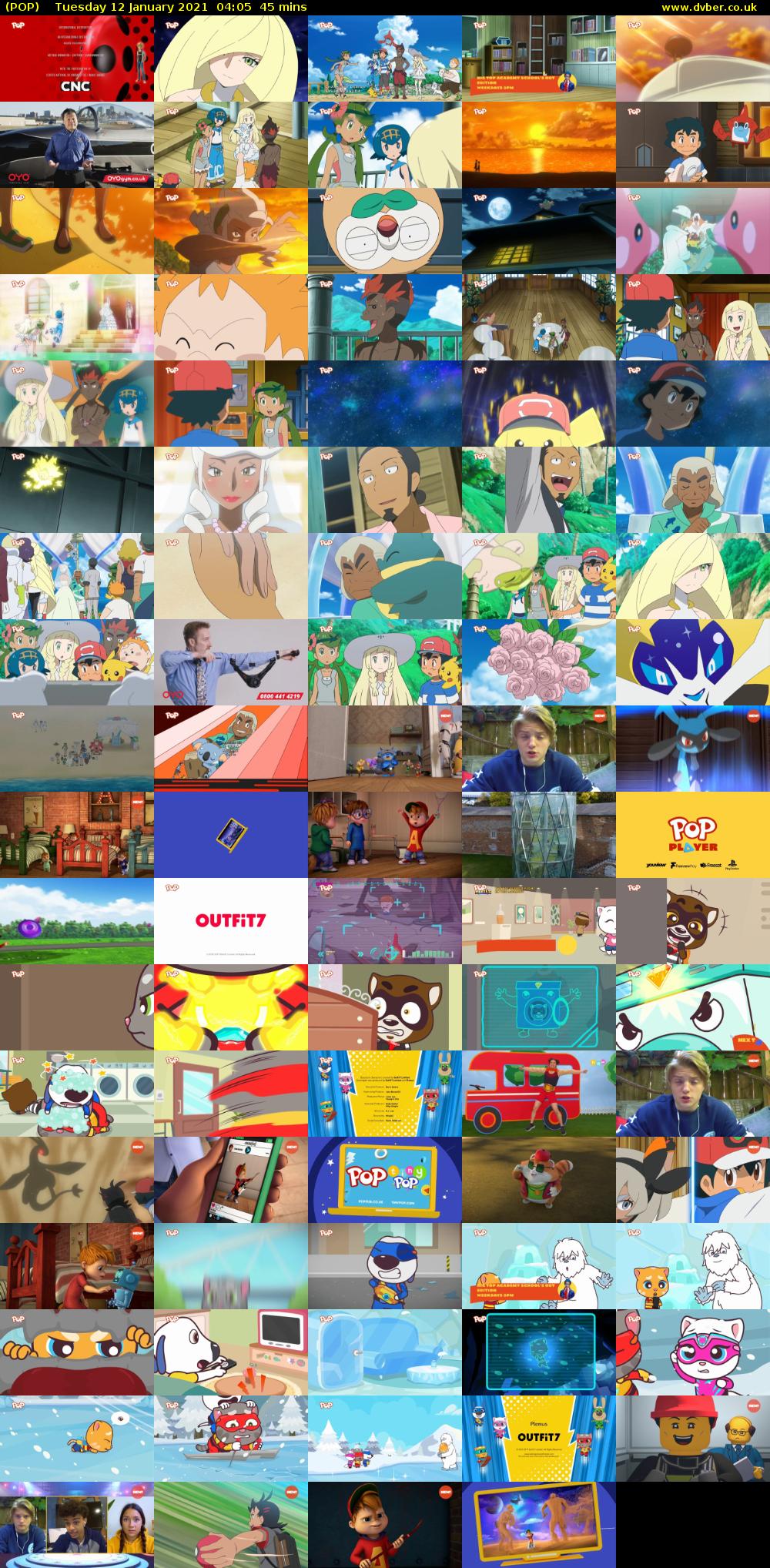 POP (POP) Tuesday 12 January 2021 04:05 - 04:50