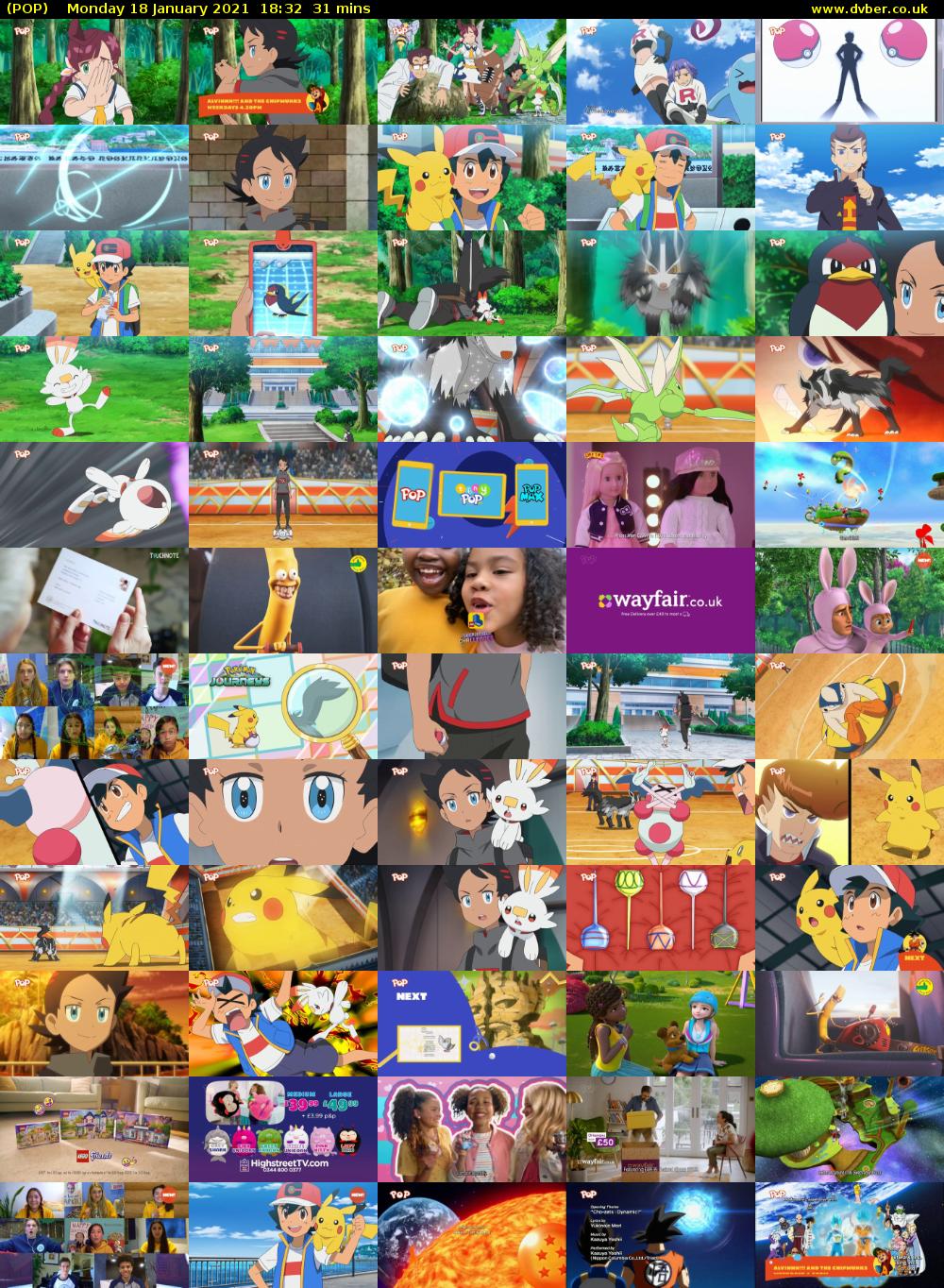 POP (POP) Monday 18 January 2021 18:32 - 19:03