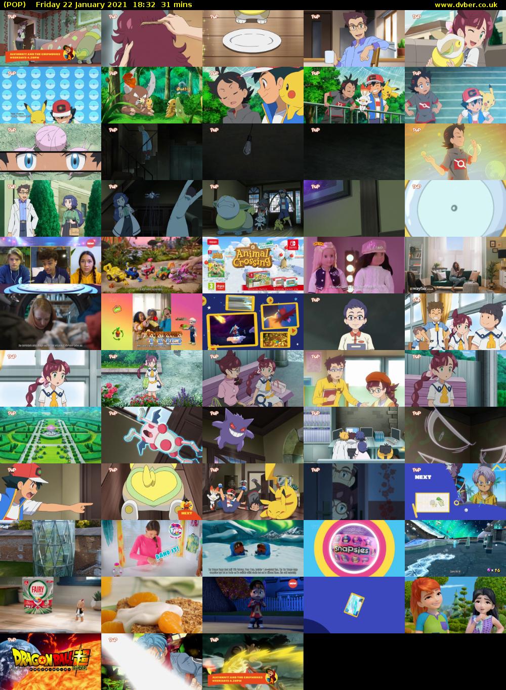 POP (POP) Friday 22 January 2021 18:32 - 19:03