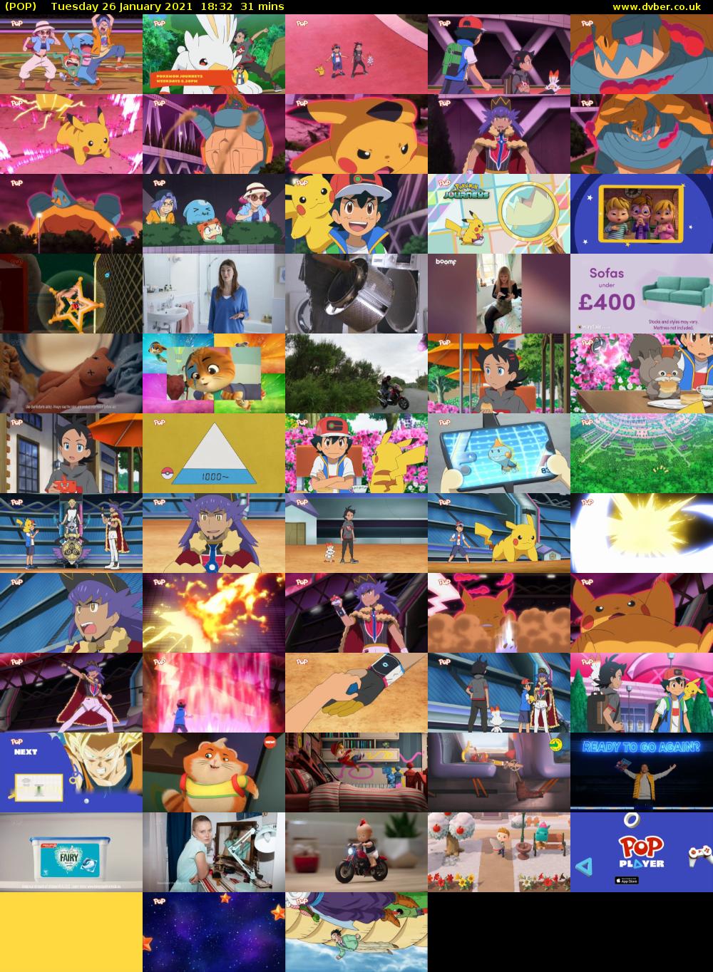 POP (POP) Tuesday 26 January 2021 18:32 - 19:03