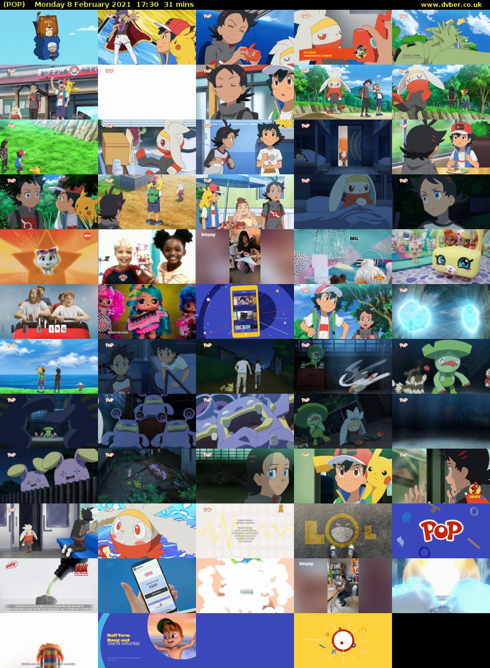 POP (POP) Monday 8 February 2021 17:30 - 18:01