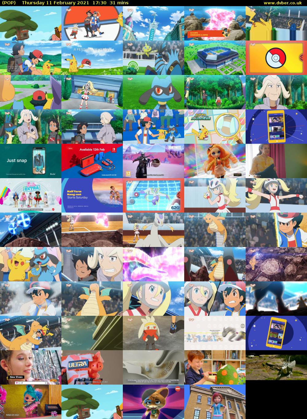 POP (POP) Thursday 11 February 2021 17:30 - 18:01