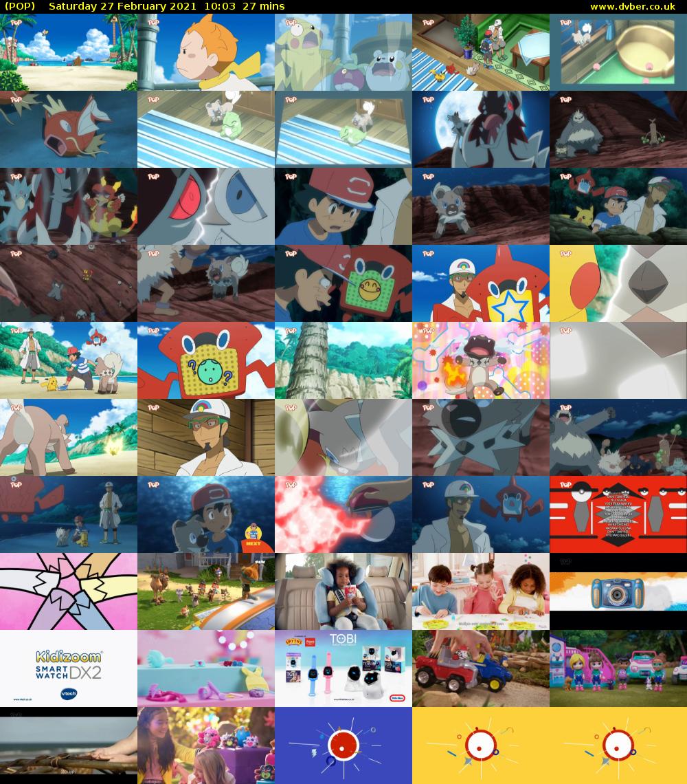 POP (POP) Saturday 27 February 2021 10:03 - 10:30