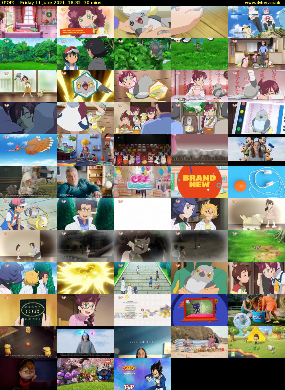 POP (POP) Friday 11 June 2021 18:32 - 19:02