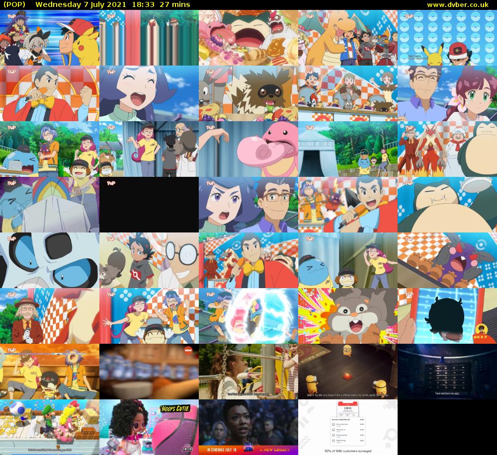 POP (POP) Wednesday 7 July 2021 18:33 - 19:00