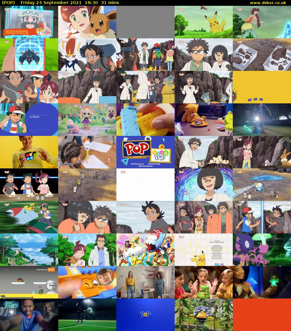 POP (POP) Friday 24 September 2021 18:30 - 19:01