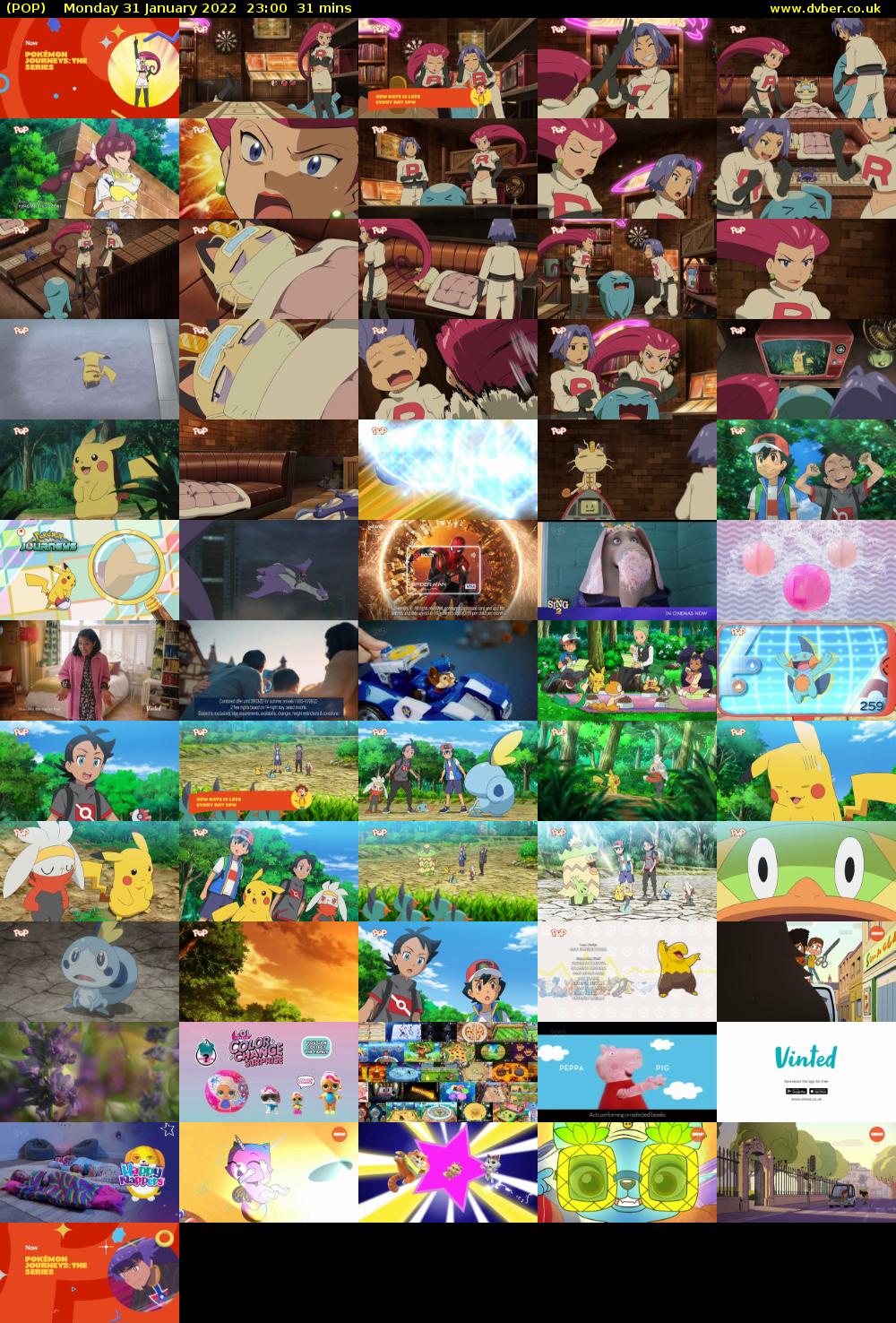 POP (POP) Monday 31 January 2022 23:00 - 23:31