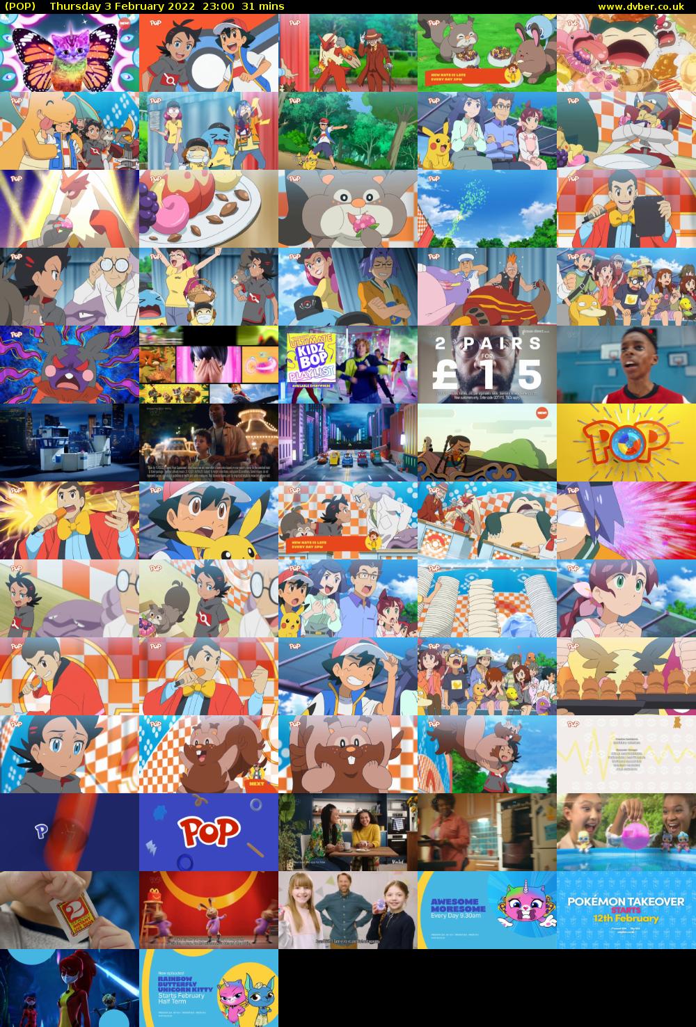 POP (POP) Thursday 3 February 2022 23:00 - 23:31