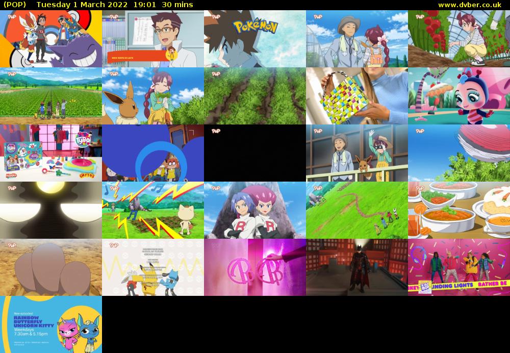 POP (POP) Tuesday 1 March 2022 19:01 - 19:31