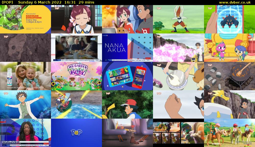 POP (POP) Sunday 6 March 2022 16:31 - 17:00