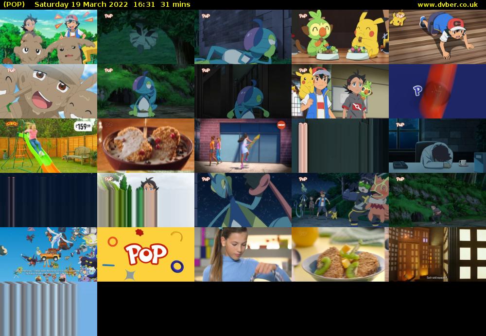 POP (POP) Saturday 19 March 2022 16:31 - 17:02