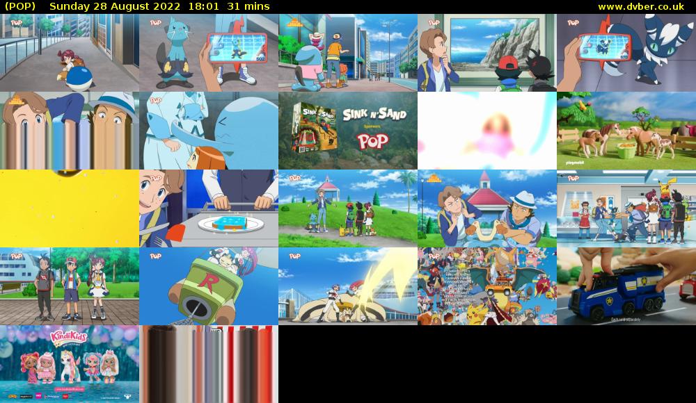 POP (POP) Sunday 28 August 2022 18:01 - 18:32