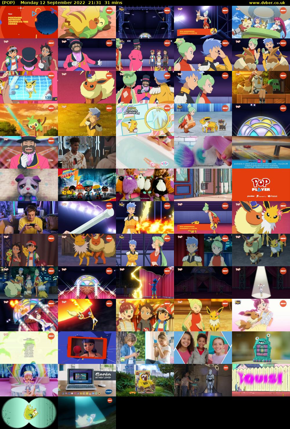 POP (POP) Monday 12 September 2022 21:31 - 22:02