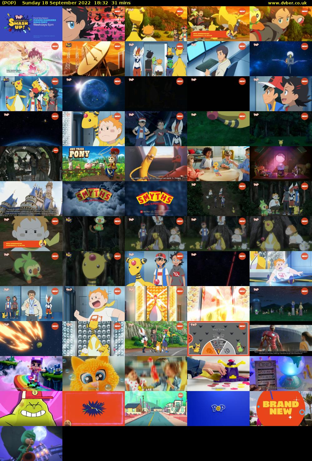 POP (POP) Sunday 18 September 2022 18:32 - 19:03