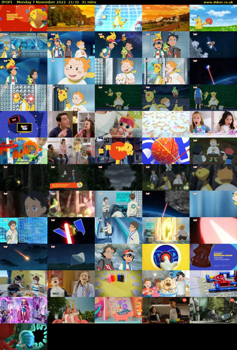 POP (POP) Monday 7 November 2022 21:32 - 22:03