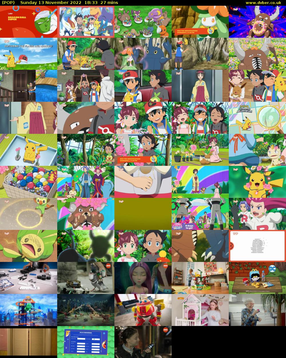 POP (POP) Sunday 13 November 2022 18:33 - 19:00