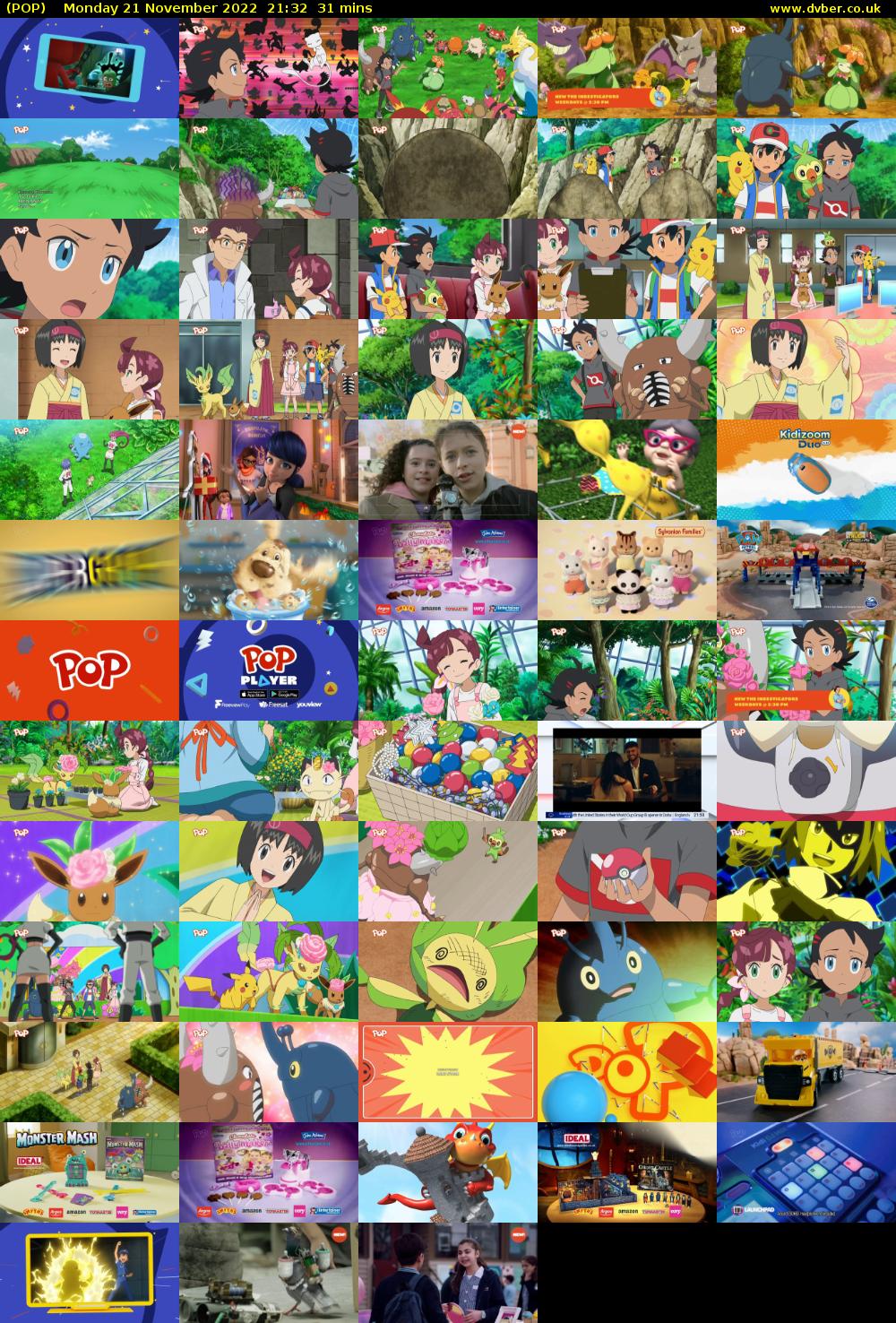 POP (POP) Monday 21 November 2022 21:32 - 22:03