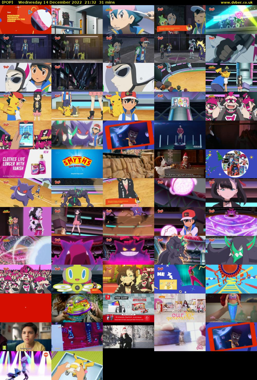 POP (POP) Wednesday 14 December 2022 21:32 - 22:03