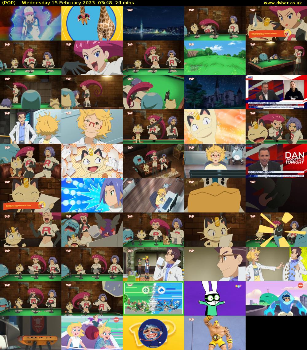 POP (POP) Wednesday 15 February 2023 03:48 - 04:12