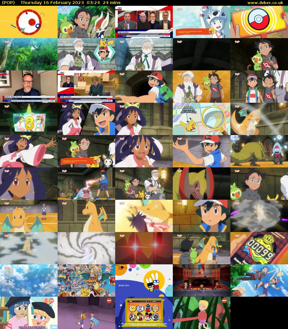 POP (POP) Thursday 16 February 2023 03:24 - 03:48