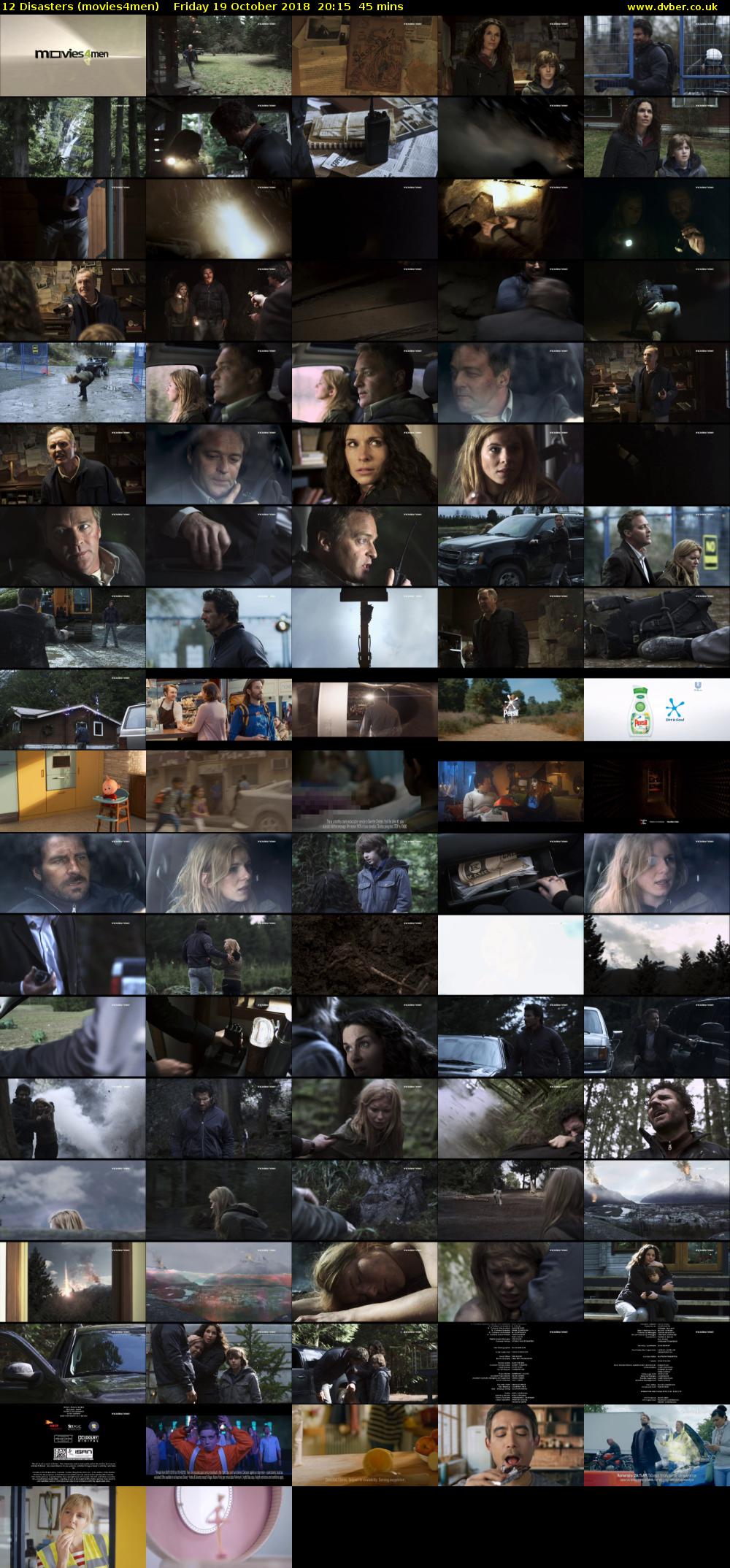 12 Disasters (movies4men) Friday 19 October 2018 20:15 - 21:00