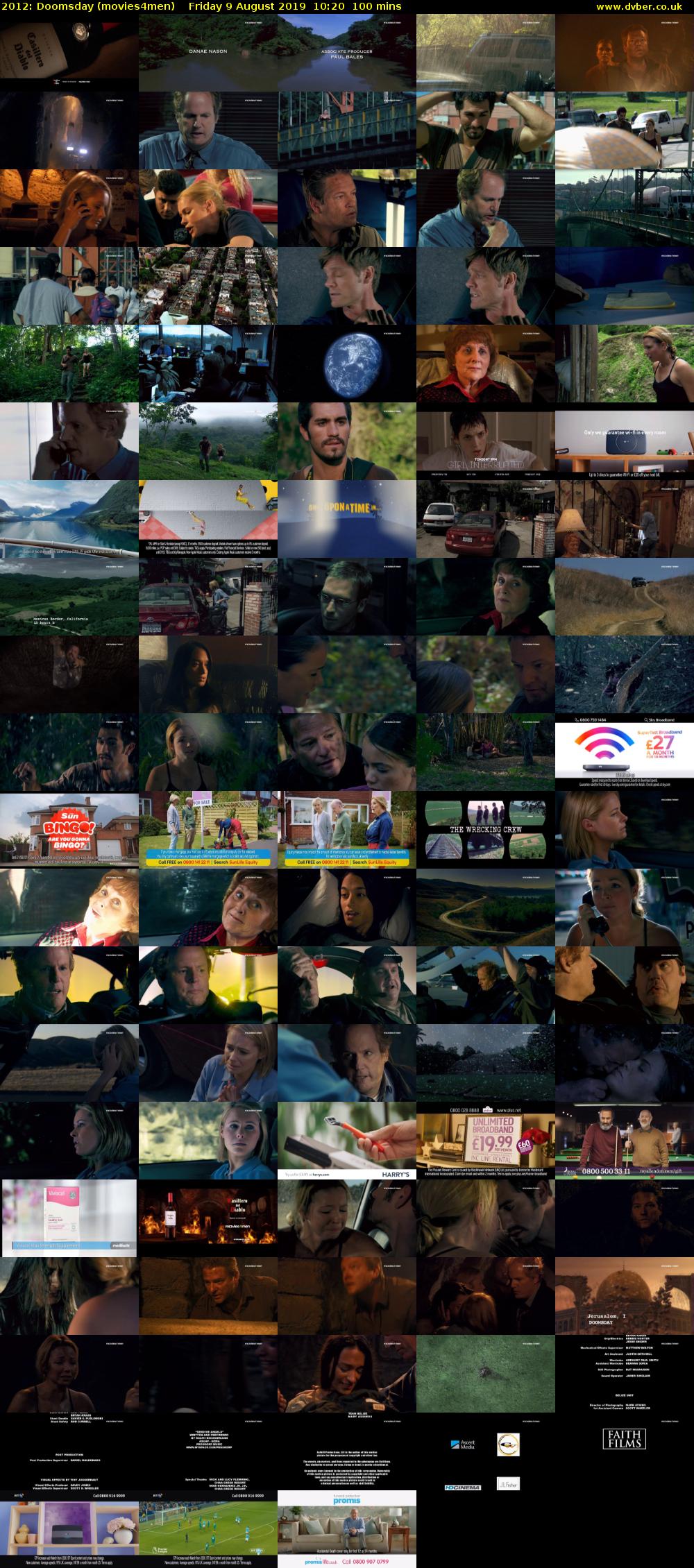 2012: Doomsday (movies4men) Friday 9 August 2019 10:20 - 12:00