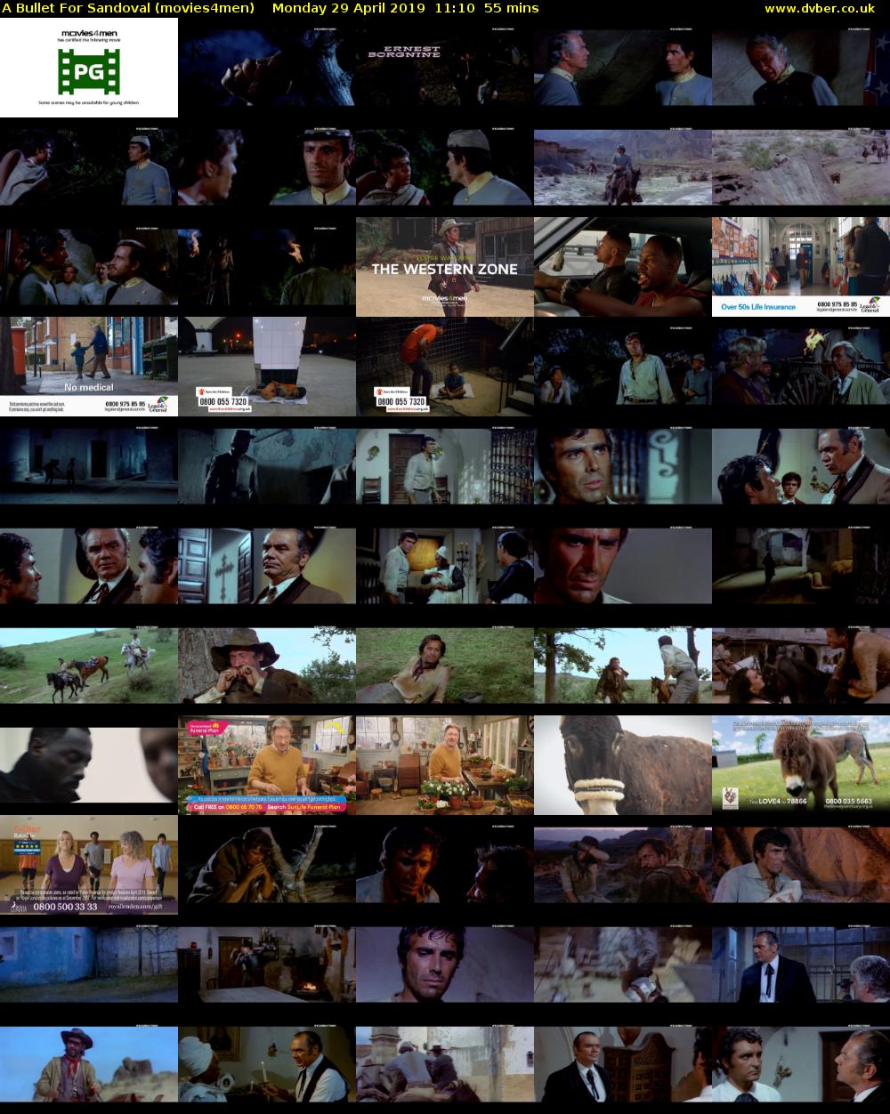 A Bullet For Sandoval (movies4men) Monday 29 April 2019 11:10 - 12:05