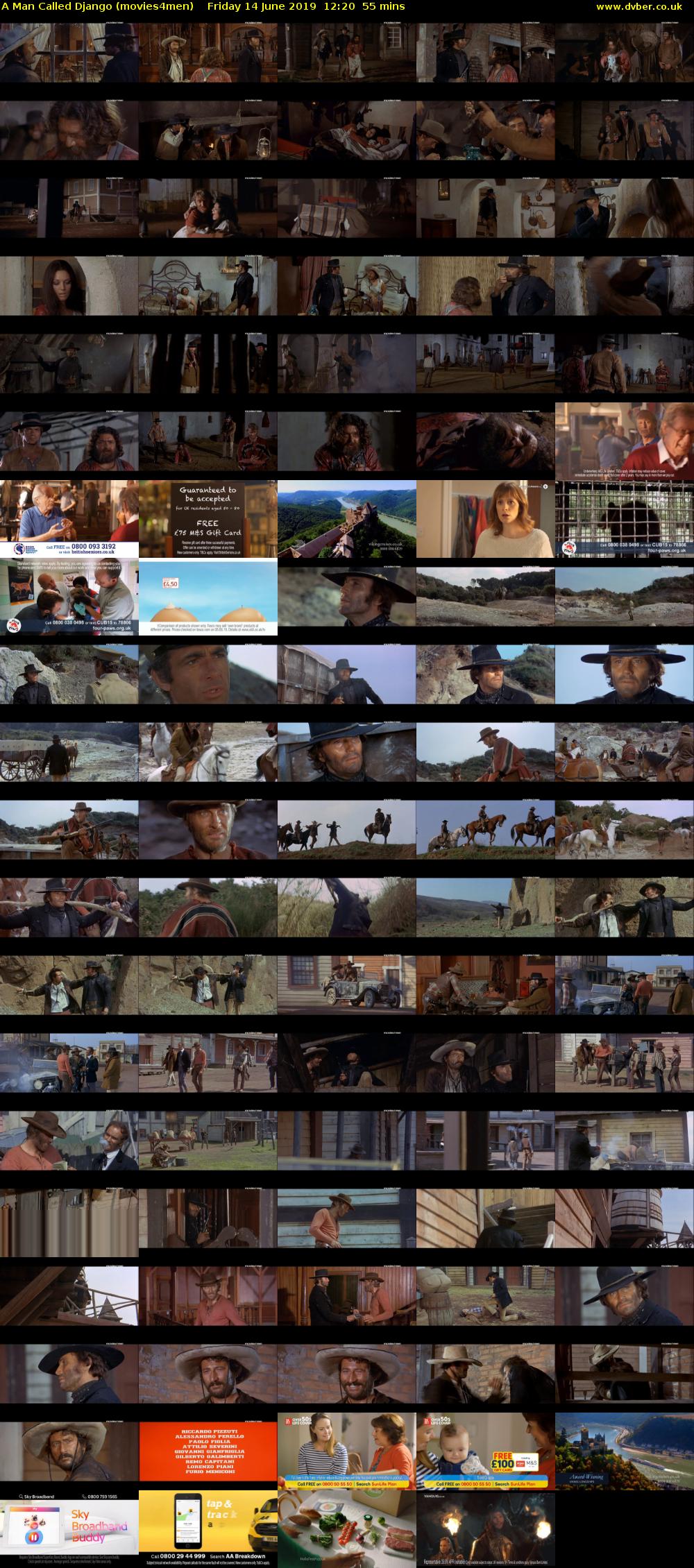 A Man Called Django (movies4men) Friday 14 June 2019 12:20 - 13:15