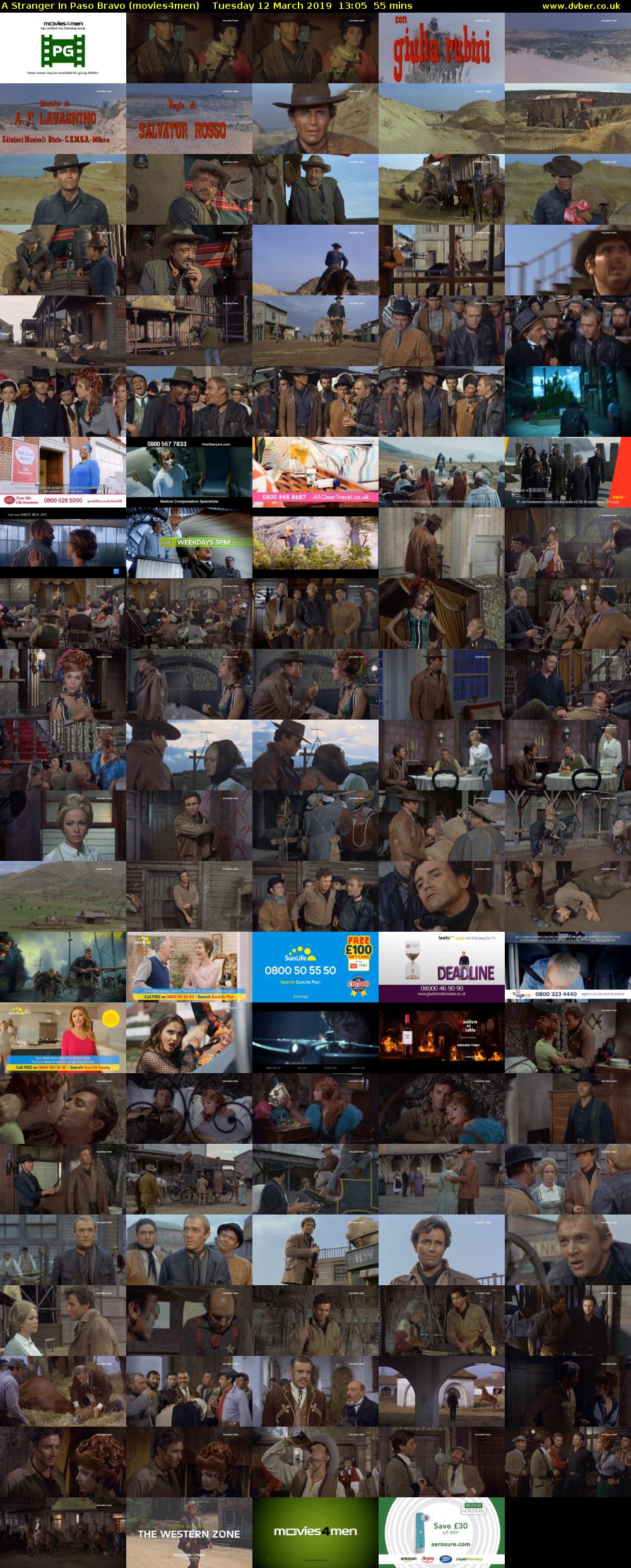 A Stranger In Paso Bravo (movies4men) Tuesday 12 March 2019 13:05 - 14:00