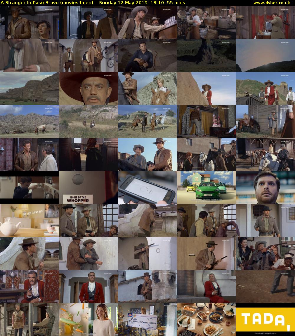 A Stranger In Paso Bravo (movies4men) Sunday 12 May 2019 18:10 - 19:05