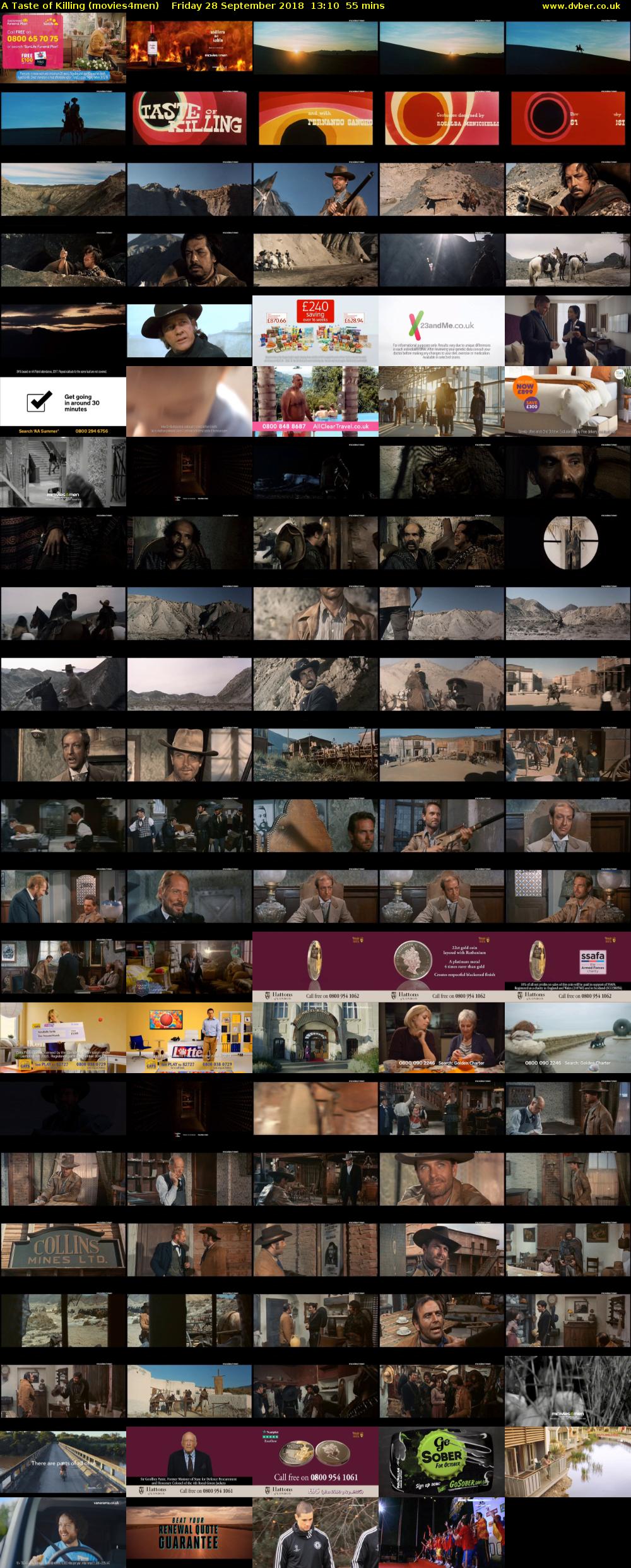 A Taste of Killing (movies4men) Friday 28 September 2018 13:10 - 14:05