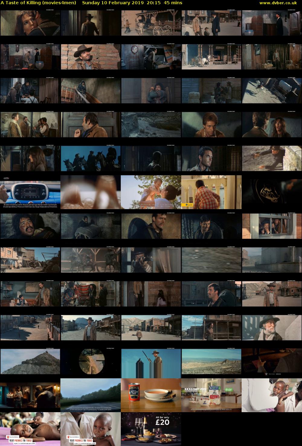 A Taste of Killing (movies4men) Sunday 10 February 2019 20:15 - 21:00