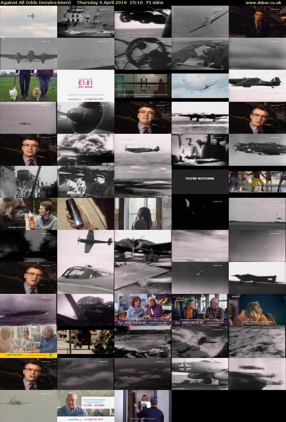 Against All Odds (movies4men) Thursday 4 April 2019 15:10 - 16:25