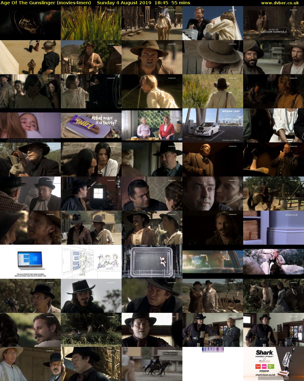 Age Of The Gunslinger (movies4men) Sunday 4 August 2019 18:45 - 19:40