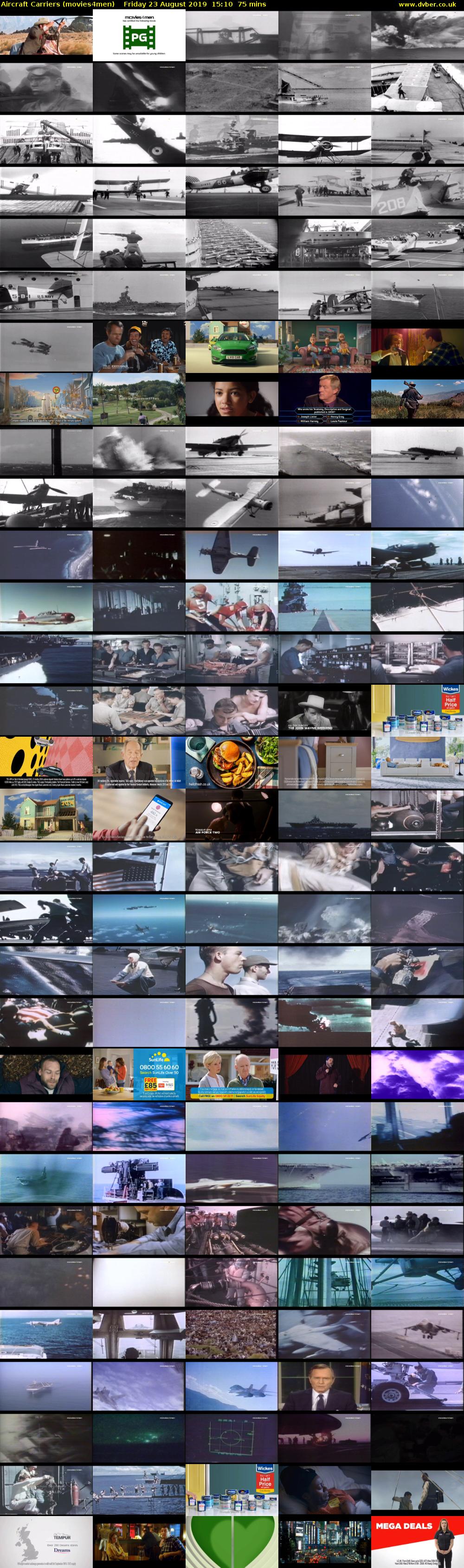 Aircraft Carriers (movies4men) Friday 23 August 2019 15:10 - 16:25