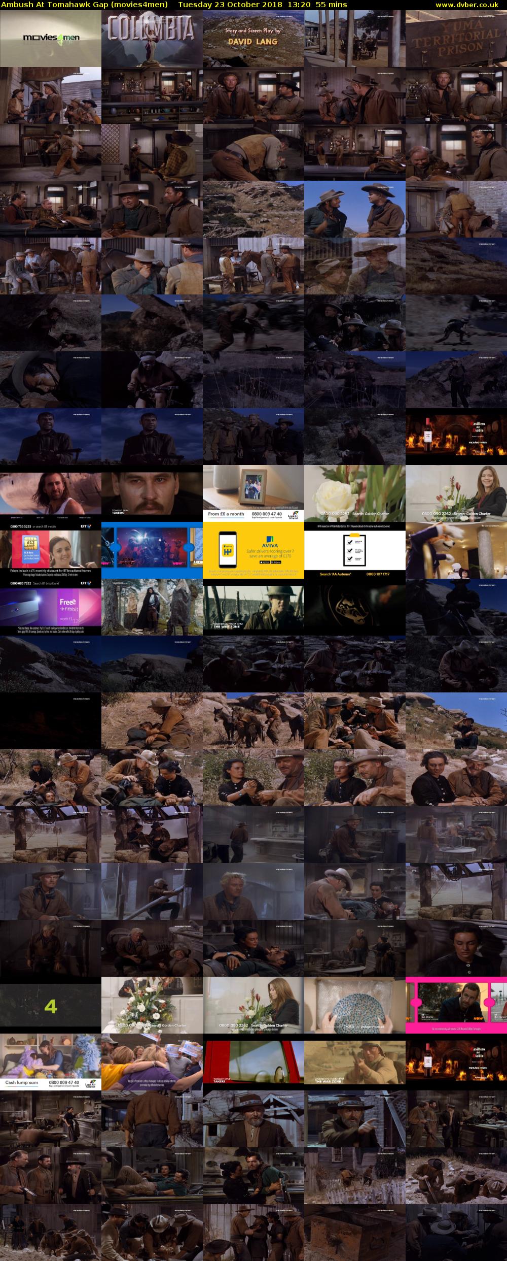Ambush At Tomahawk Gap (movies4men) Tuesday 23 October 2018 13:20 - 14:15