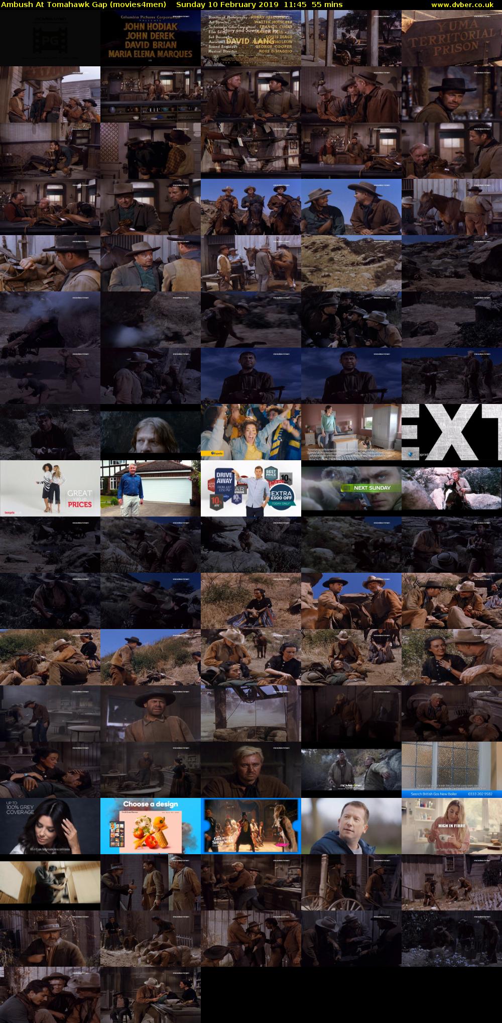 Ambush At Tomahawk Gap (movies4men) Sunday 10 February 2019 11:45 - 12:40