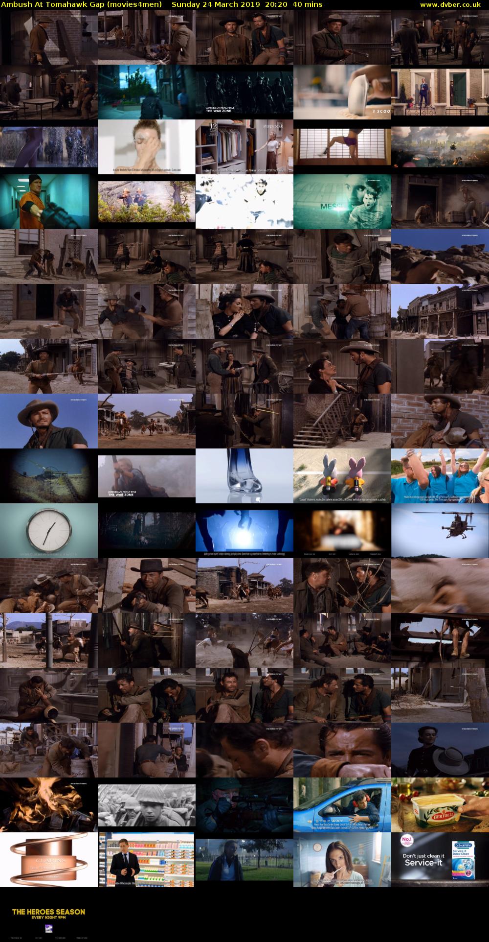 Ambush At Tomahawk Gap (movies4men) Sunday 24 March 2019 20:20 - 21:00