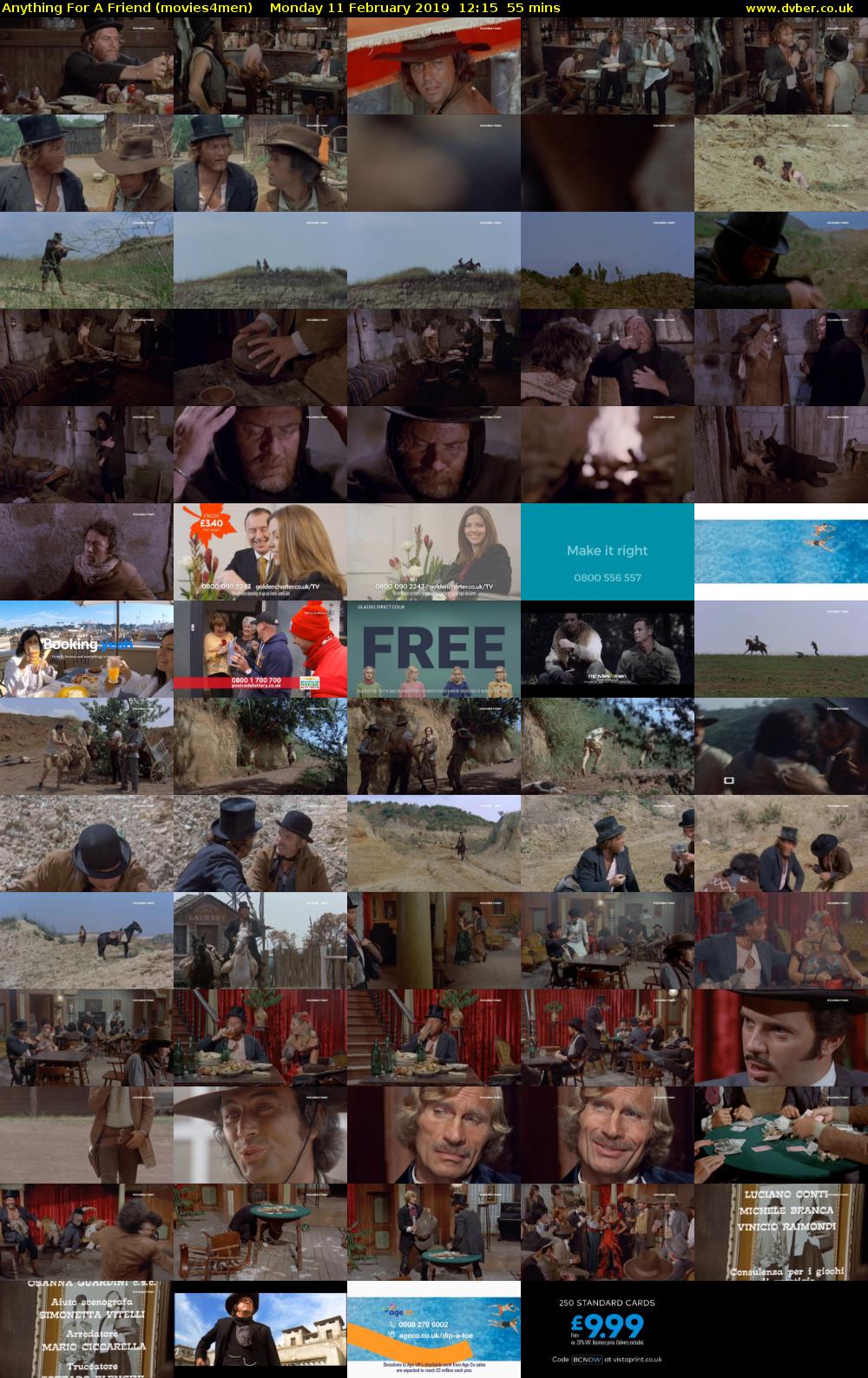 Anything For A Friend (movies4men) Monday 11 February 2019 12:15 - 13:10